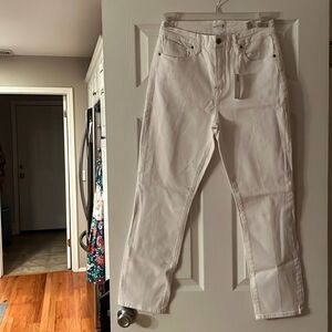 GOOD AMERICAN Good Classic High Waist Slim Jeans White